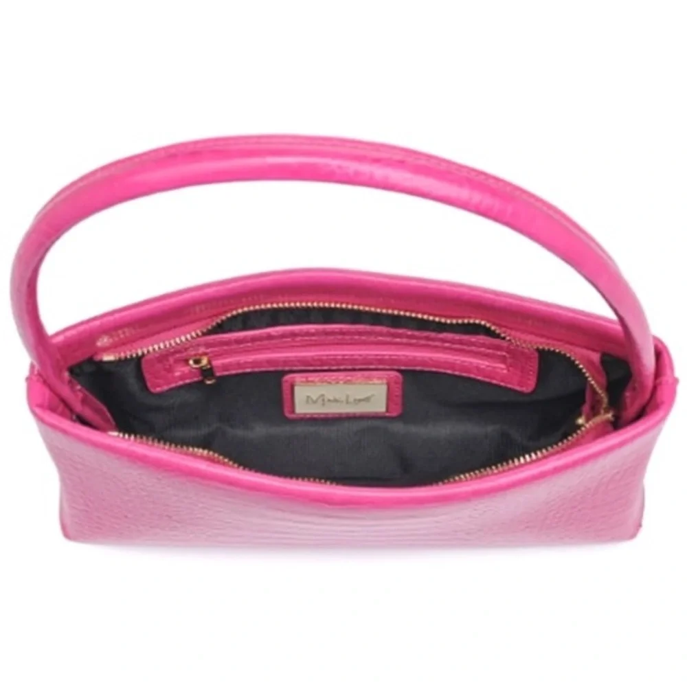 BLACK CROC HANDLE CROSSBODY BAG - Picture 3 of 3